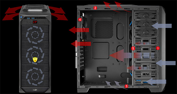 AeroCool VS-92 Black Window Edition