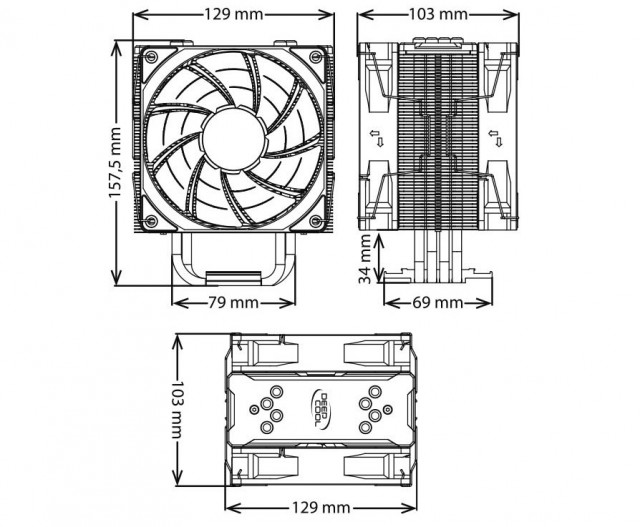 DEEPCOOL GAMMAXX 400 EX