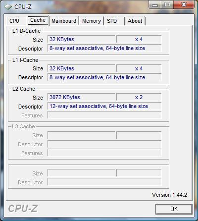 cpu-z Intel Core 2 Quad Q9300