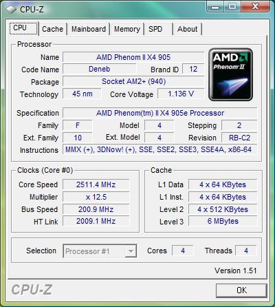 AMD Phenom II X4 905e