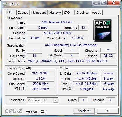 AMD Phenom II X4 945