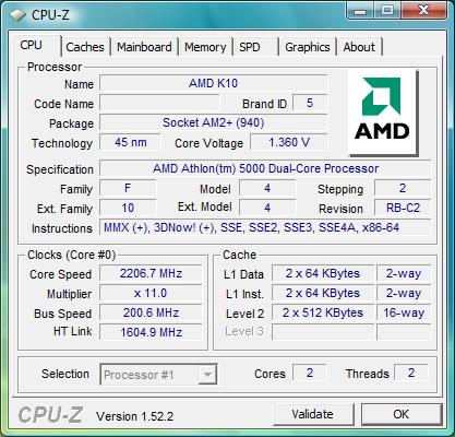 AMD Athlon X2 5000+