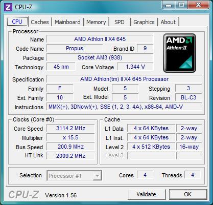 AMD Athlon II X4 645