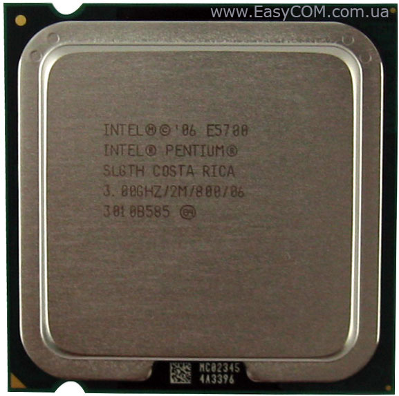 Intel Pentium Dual-Core E5700