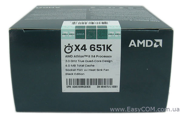  AMD Athlon II X4 651К