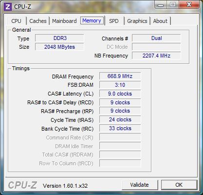 AMD FX-6200 cpu-z memory