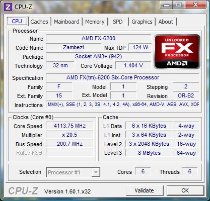 AMD FX-6200 cpu-z