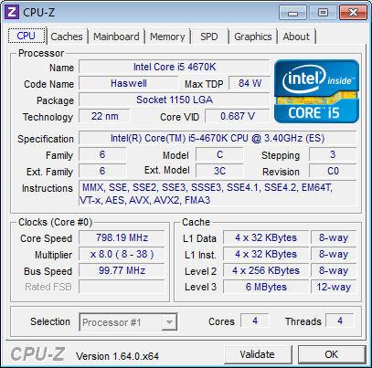 Intel Core i5-4670K