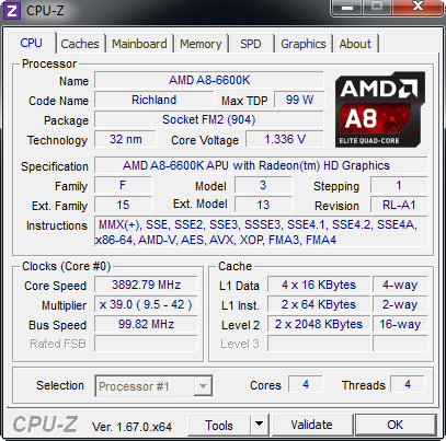AMD A8-6600K