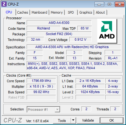 AMD A4-6300