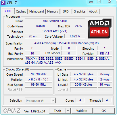 AMD Athlon 5150