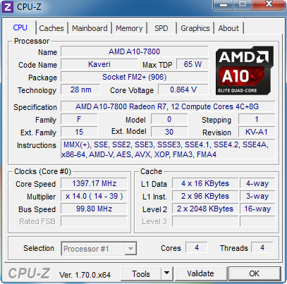 AMD A10-7800