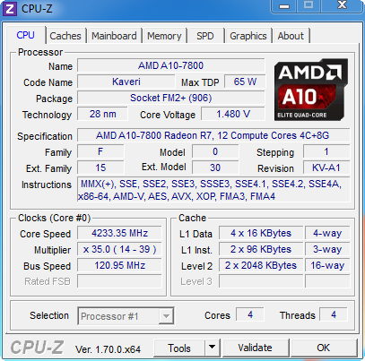 AMD A10-7800