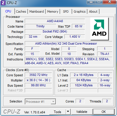 AMD Athlon X2 340