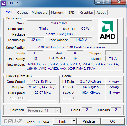 AMD Athlon X2 340