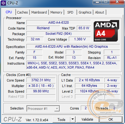 AMD A4-6320