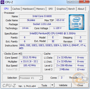 Intel Pentium G4400