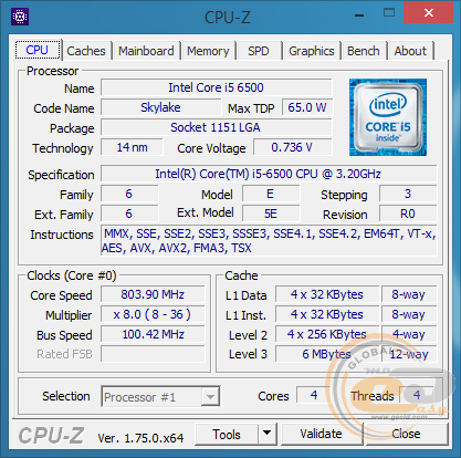 Intel Core i5-6500