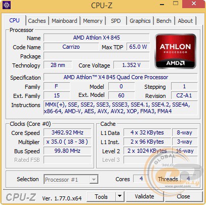 AMD Athlon X4 845