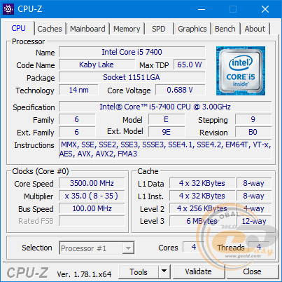 Intel Core i5-7400