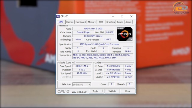 AMD Ryzen 5 1400