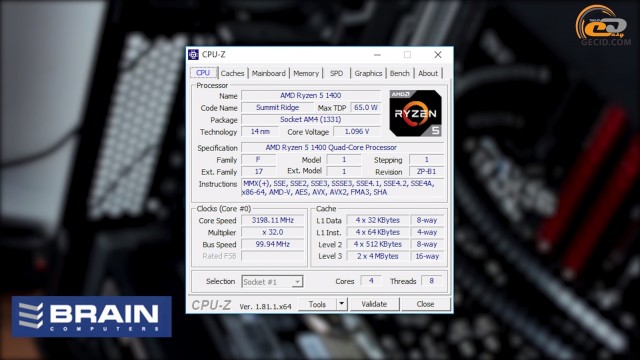 AMD Ryzen 5 1400