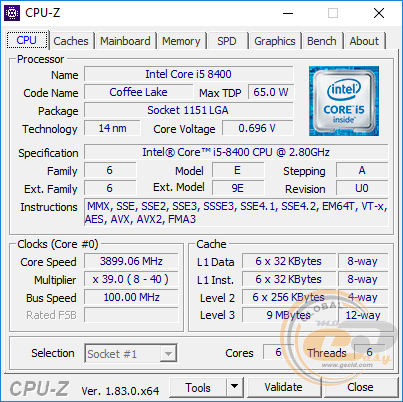 Intel Core i5-8400