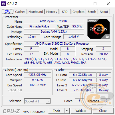 AMD Ryzen 5 2600X