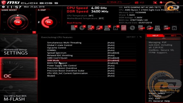 AMD Ryzen 7 2700X