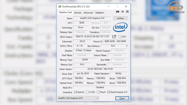 Intel Pentium Gold G5400