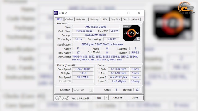 AMD Ryzen 5 2600