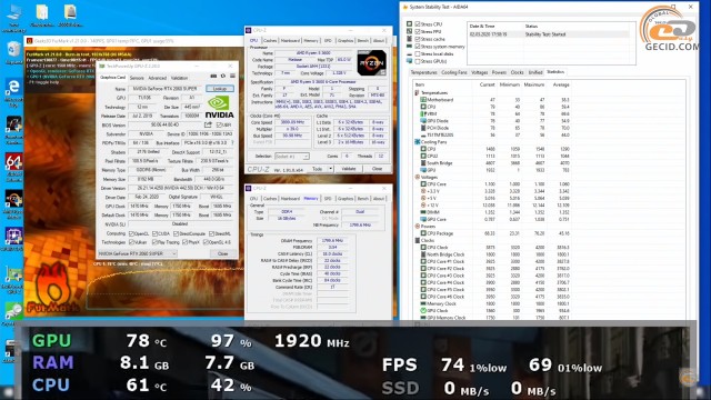 Ryzen 5 3600 GeForce RTX 2060 SUPER