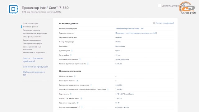 Intel Core i7-860