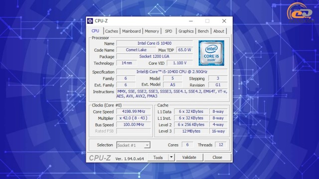 Intel Core i5-10400