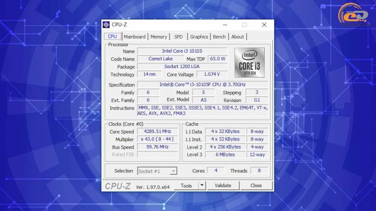 Core i3-10105F