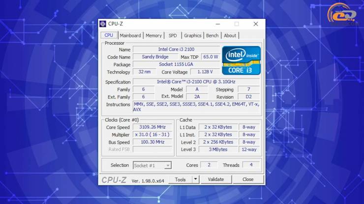 Intel Core i3-2100