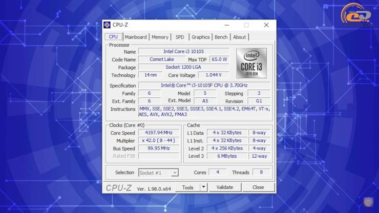 Core i3-10105F