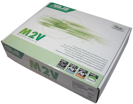 пакування материнської плати ASUS M2V