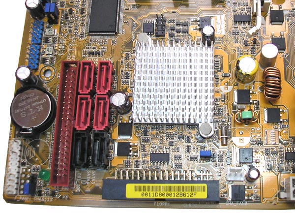 роз’єми материнської плати ASUS P5B-Е 