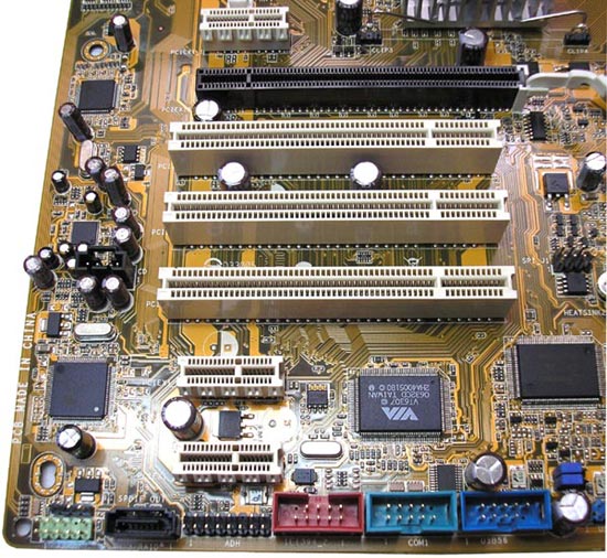роз’єми материнської плати ASUS P5B-E 