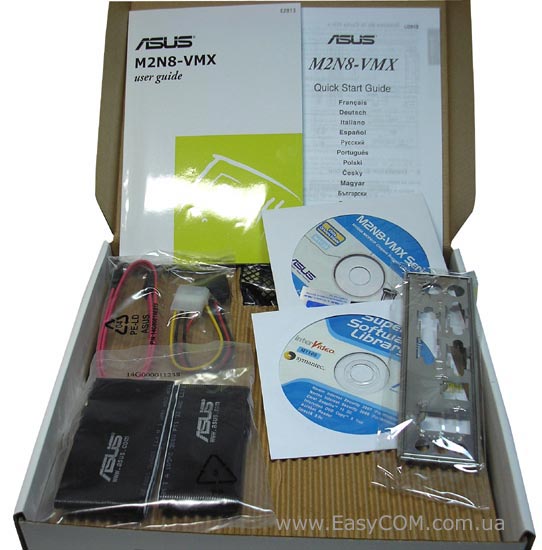 комплектация материнской платы ASUS M2N8-VMX