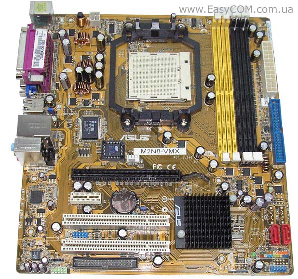 внешний вид материнской платы ASUS M2N8-VMX
