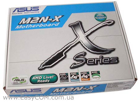 упаковка материнської плати ASUS M2N-X