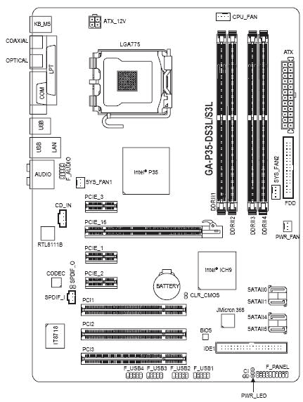 GIGABYTE GA-P35-DS3L