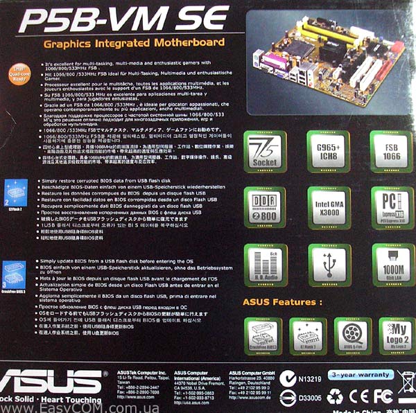 ASUS P5B-VM SE