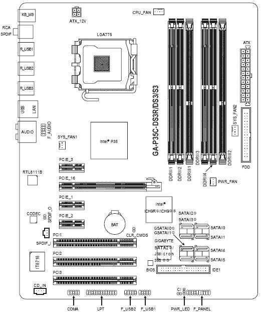 GIGABYTE GA-P35C-DS3