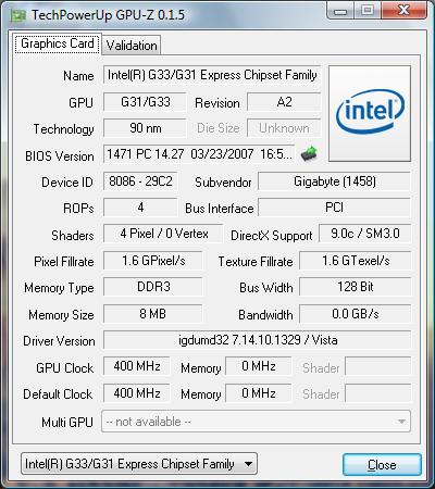 Intel GMA 3100