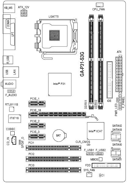 GIGABYTE GA-P31-S3G