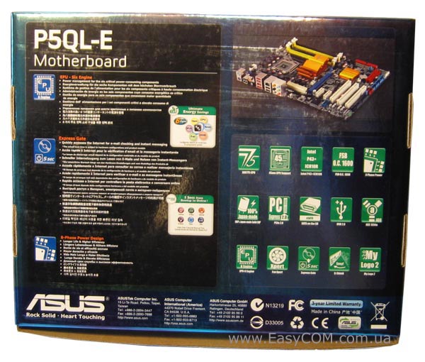 ASUS P5QL-E