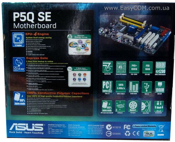 ASUS P5Q SE